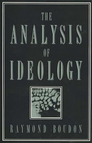 The Analysis of Ideology