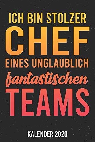Kalender 2020: Chef A5 Kalender Planer für ein erfolgreiches Jahr - 110 Seiten