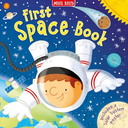 First Space Book & Poster – Fun Facts for Young Learners: A colourful book with illustrated learning perfect for children ages 5+ exploring the Universe (First Reference)