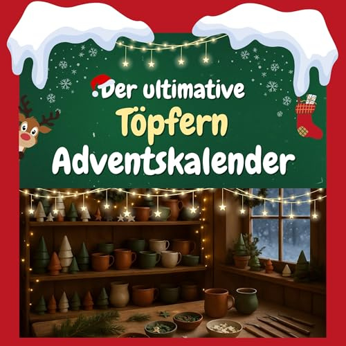 Der ultimative Töpfern-Adventskalender: 24 Tage Spaß. Das ideale Geschenk