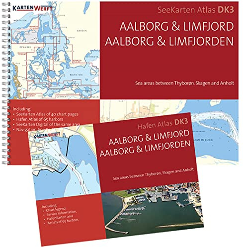 SeeKarten Atlas DK3 | Aalborg & Limfjord: Gewässer zwischen Thyborøn, Skagen und Anholt