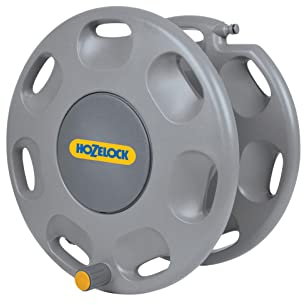 HOZELOCK - Wall-Mounted 60 m Reel, Not Equipped : Max. Capacity 60m, Mounting Bracket + 1 Connector Included [2390D0000]
