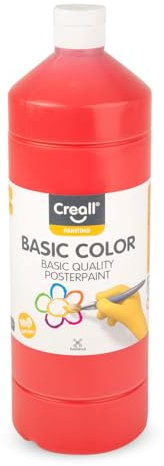 Creall havo01805 1000 ml 05 Licht Rot Havo Basic Farbe Poster Paint, Flasche