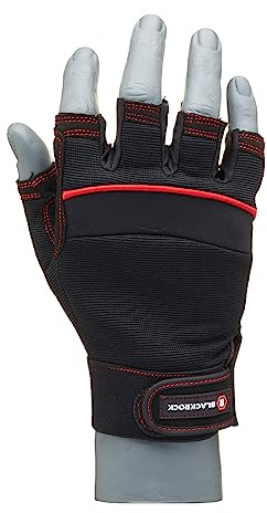 Blackrock Machine Work Gloves Fingerless L/XL