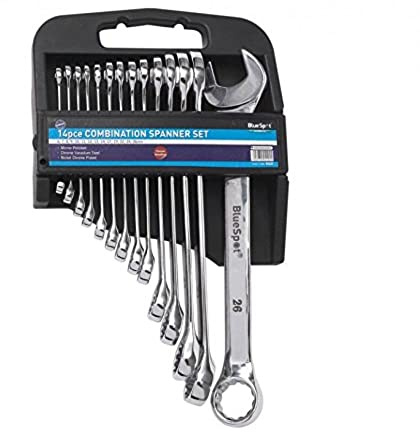 Bluespot Tools 4125 B/Spot Kamm Maulschlüssel Set (14 teilig)