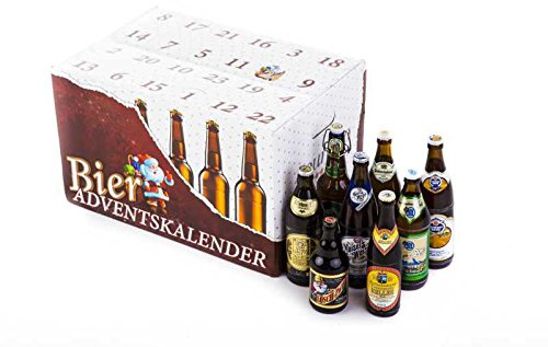 Bier Adventskalender 'Bayerisches Bier' (24 Flaschen / 6,0% vol.)