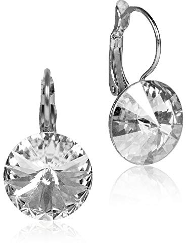 LUISIA Ohrringe Rivoli mit Kristallen von Swarovski - 14 mm Crystal/Kristall