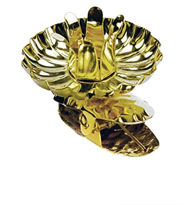Inge-glas Kerzenhalter-Clip Metall 4 cm 10 STK | Clips Weihnachtsbaum Kerzen Weihnachten zum Anklemmen | (Gold)
