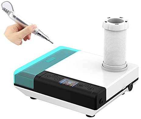 Dentallabor Ausrüstung Staubabsaugung hohe Absaugung Poliermaschine Digital Display Staubsauger mit Griff und Schleifkopf