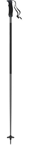 ATOMIC AMT SQS W Ski Poles, Reliable 4-Star Aluminium Ski Poles, Ergonomic Handle on the Pole, Safety Quick Release System, Poles with 60 mm Piste Plate – Black, Length 125 cm