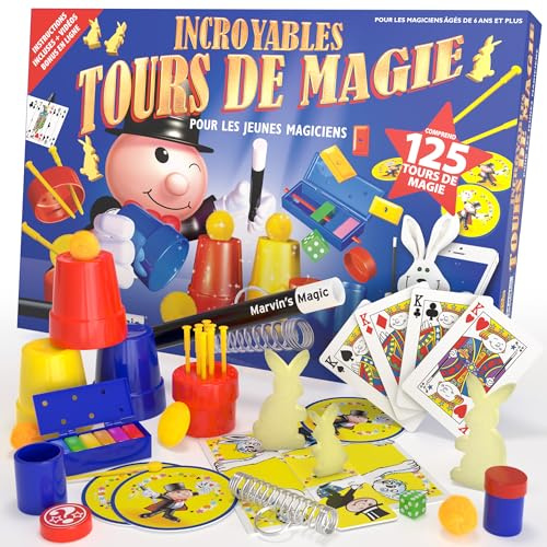 Marvin's Magic Coffret de Magie Enfant - 125 Tours de Magie - dès 6 Ans