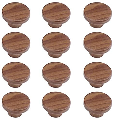 12 Pack Wardrobe Drawer Knobs Drawer Handles Pull Cabinet Handles Pulls for Bedroom Dresser Cabinets Furniture Pulls for Wardrobe Closet Door Handles Kitchen Handles Diameter 40mm