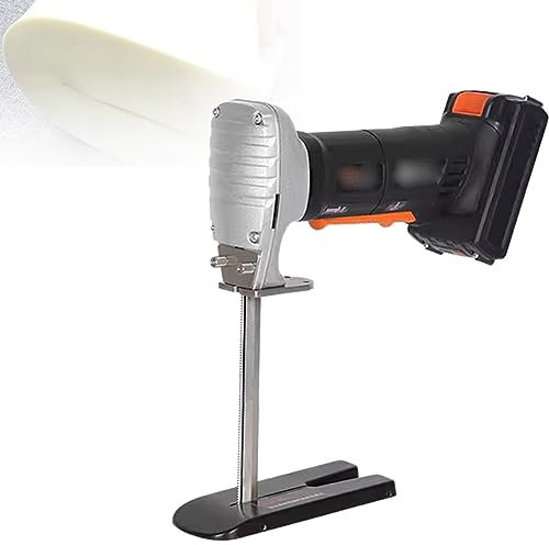 ALSUP Kit de Herramientas de Corte de Espuma de poliestireno, Cortador eléctrico de Esponja de Goma Espuma Profesional Sierra de Sable de Corte,lithiummodels-20cm