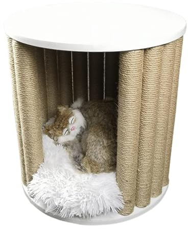 Katzentoilette – Gemütliche Höhle – Katzenbetten – Beistelltisch für Katzen – verstecktes Katzenmöbel, das auch als Katzenraum und Hundebox dient