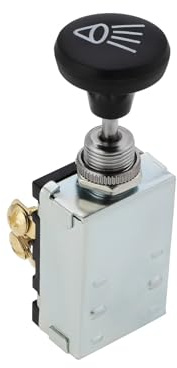 VGOL 30A 12V DC 3 Positions Interrupteur Push-Pull Interrupteur d'éclairage de Voiture Arrêt/Marche/Marche pour Feux de Tableau de Bord Feux de Stationnement Phares de Verrouillage Véhicules
