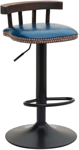 Esszimmerstuhl Moderner Frisierstuhl für das Schminkzimmer, Barhocker mit Rückenlehne, Schwarze Stuhlbeine, höhenverstellbarer Esszimmerstuhl, kleine Wohnung, Küche, Business-Esszimmerhocker