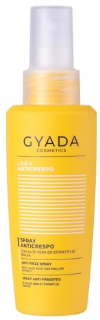 GYADA COSMETICS, Anti-frizz, konditioneringsverkande spray för krusigt och behandlat hår, gör håret skinande, 125 ml