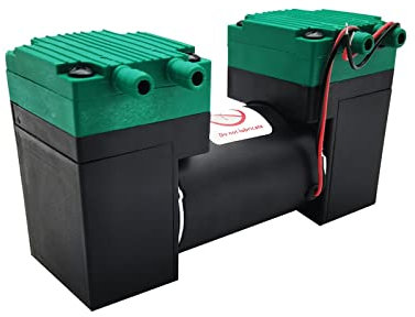 Herramientas eléctricas Micro bomba de vacío bomba eléctrica bomba de aire pequeña silenciosa bomba de diafragma de doble cabezal 20L/MIN(12V)