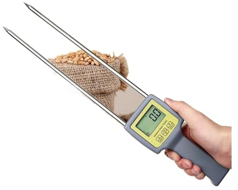 pour bois, bois de chauffage, murs, matériaux de construction Hygromètres professionnels for mesure de l'humidité des céréales avec écran LCD, for maïs, blé, riz, haricots, paquets de papier, coton, t