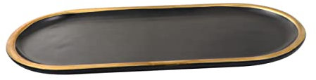 Ipetboom Plateau En Céramique Noir Nordique Pour Présentation De Bijoux Et Desserts, Assiette Petite Taille En Porcelaine, Support Polyvalent Pour Sushis Et Bijoux