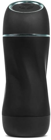 Diversual Cyclon, Masturbador Masculino Automático de Succión, 10 Modos de Vibración, 10 Modos de Succión, TPE, ABS, Recargable USB (Negro)