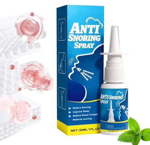 Anti-snark-spray, 30 ml resestorlek andningsförbättringsanordning | Stopp snarkning spray – för kvinnor flickor ungdomar fru man son dotter familj vänner idrottare cyklist golfare