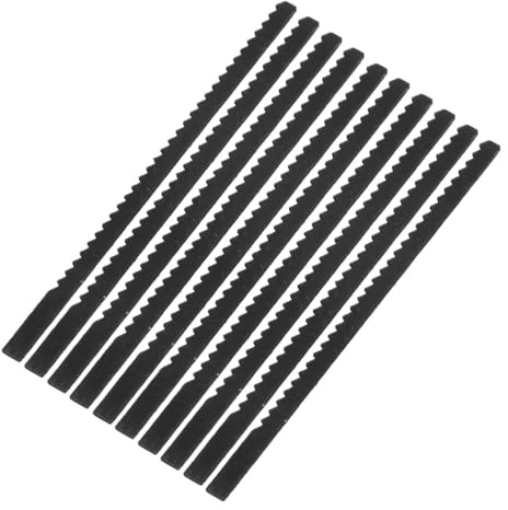 T Shank Jigsaw Blade, 10pcs Z060 Jigsaw Machines Blades Accessory Mini Benchtop Scroll Saws for Quick Cutting Wood PVC Metal