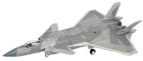 Milageto Kit di Costruzione di Modelli di Aerei da Combattimento J20 in 1:72, Kit di Montaggio Fai da Te, di Montaggio rapido per uffici e Bar, Style a