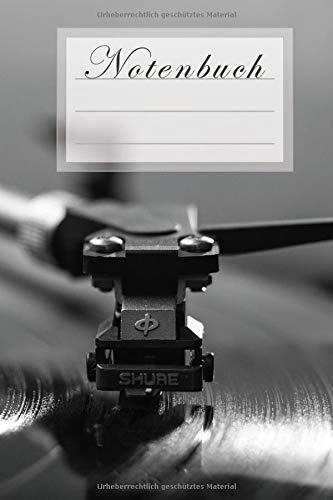 Notenbuch: Notenbuch für Musiker und Komponisten/ 50 Seiten /Blanko Staff Papier/ Manuskript Papier /Piano /Gitarre/ Violine/ Keyboard / 6x9 Forma DIN A5/Soft Cover matt