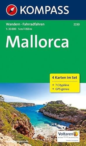 Mallorca: Wanderkarten-Set. GPS-genau. 1:35000 (KOMPASS Wanderkarte, Band 2230)