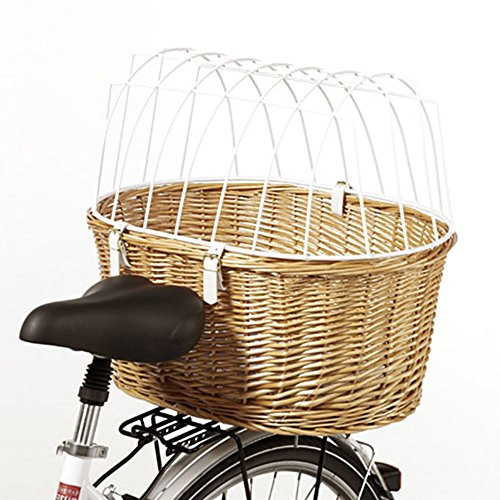 Aumüller Fahrradkorb mit Schutzgitter 53 x 35 x 43 cm - Gepäckträgermontage