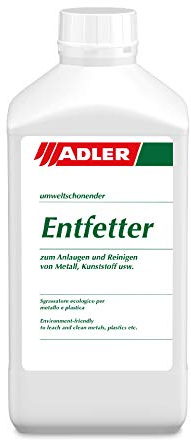 ADLER Entfetter - 1 L - Fettentferner, Reiniger und Anlauger auf Wasserbasis - Lösemittelfrei, enthält weder Säuren noch Phosphate und ist biologisch abbaubar