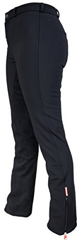 Karlslund - Pantaloni per Bambini Jodhpur, Materiale Softshell, Modello: Jökull, Nero (Nero), 164