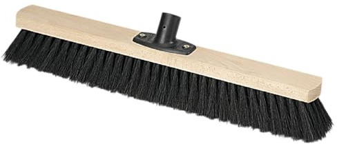 Balai avec support pour manche en bois - 50 cm - 1 pièce