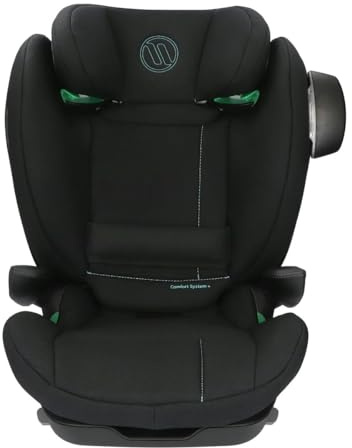 Kindersitz 15-36 kg Avionaut MaxSpace Smart Comfort System+ ergonomisch, sicher & bequem – mit verstellbarer Rückenlehne – ideal zum Schlafen und für lange Autofahrten (Black)