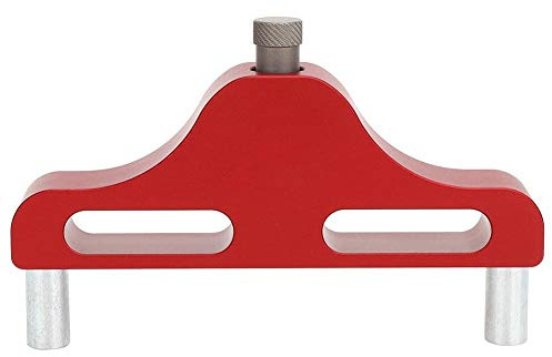 Fafeicy Center Scriber, Markierungs Center Finder Werkzeug für die Holzbearbeitung aus Aluminiumlegierung, weniger als 95 mm Messbereich, 1 mm Messgenauigkeit(rot)