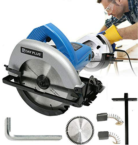 Kreissäge, 900W Handkreissäge Max. Schnitttiefe: 90°: 55mm / 45°: 38mm, Elektrisches Schneidewerkzeug Kreissäge, Kupfermotor, Sicherheitsschalter, zum Schneiden von Holz, Weichmetall und Kunststoff