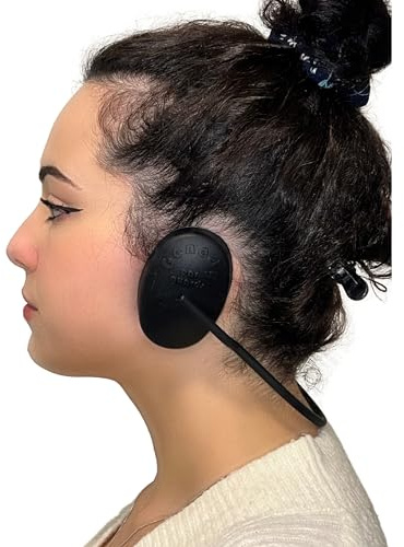 Genedy Ear Covers for Shower, Heat & Hair Dye Protection - Black - Waterproof Ear Caps For Hair Dye & Heat Styling Protection
