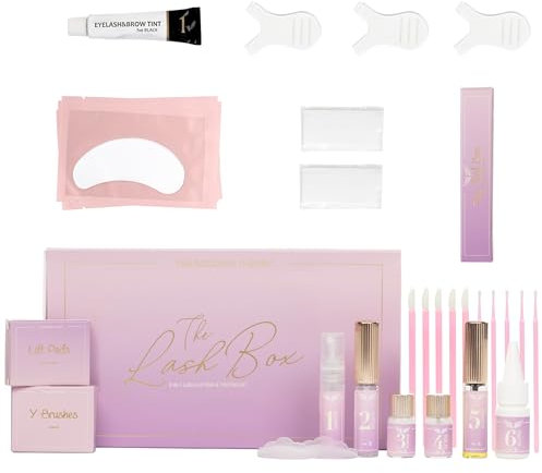 The Goddess Theory® | Wimpern & Augenbrauen Lifting Set | 10x mehr Volumen | Inklusive Wimpernserum und intensiver schwarzer Farbton | Komplett vegane und tierversuchsfreie | Anwendungszeit 5 Minuten