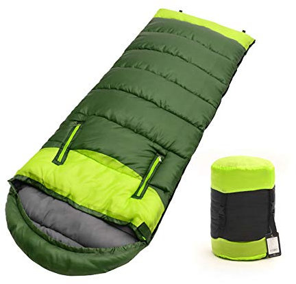 CCKUHN Outdoor-Schlafsack für Frühling und Herbst, verdickter, Warmer Schlafsack, für die Mittagspause im Innenbereich, Camping-Doppelschlafsack, Reiseschlafsack aus schmutziger Baumwolle