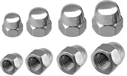 Sechskantabdeckung, Hutmutter M3 M4 M5 M6 M8 M10 M12 M14 M16, 304 Edelstahl, dekorative Kappe, Blindmuttern(M3-50pcs)