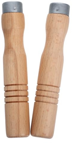 MAGICLULU 2pcs Solid Wood Spatula Spoon Beech Wood Handle for Cooking Kitchen Utensils for Indian Cooking Utensils and Griddle Accessories