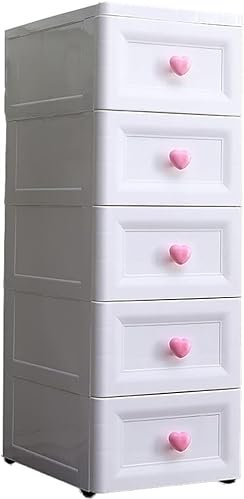 WLCNYL 3-lagiger Lagerschrank für schmale Räume, schöne Küche und Bad mit Regalen und Schubladen, rissbeständige Aufbewahrungslösung