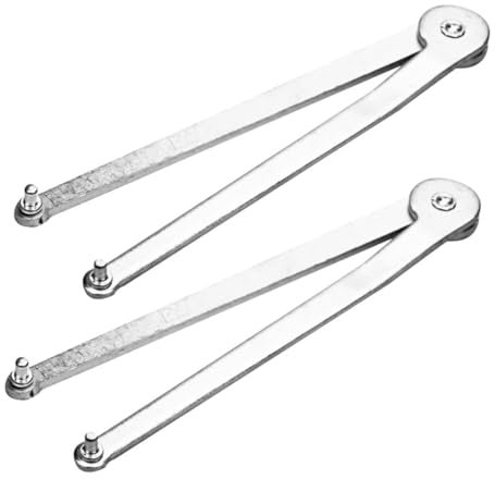HOLIDYOYO 2pcs Angle Grinder Tool Wrench Spanner Wrench Thick Construction for Maintenance
