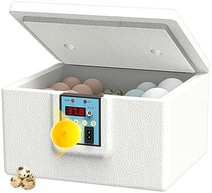 Incubateur De Défermé D'oeufs | Poulaillers Convient pour Les Canards Et La Volaille | Réchauffeur D'avicole Automatique À Contrôle Tactile pour L'élevage De Petite Ferme