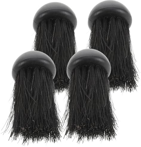 Cabilock 4 Pièces Balayette Cheminée Outils de Nettoyage Efficaces pour Retrait des Cendres Brosse Pratique pour Cheminée et Accessoires de Cuisine