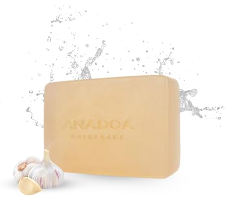 Anadoa Wabenhonig Seife | Handgemachtes pH-neutrales Pflanzen-Seifenstück mit echtem Wabenhonig | Feuchtigkeitsspendend, pflegend & straffend – Für Haut & Haar mit natürlichem Glow