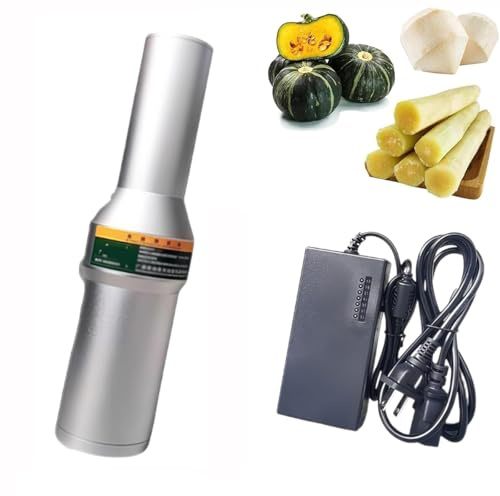 Machine à éplucher électrique pour canne à sucre, noix de coco, taro et ananas – Design en acier inoxydable 100 W – Mini outil de coupe efficace