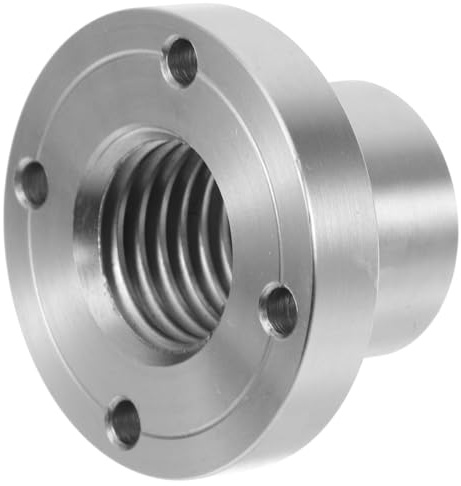 LALADEFIEE Adattatore 1-8tpi per Progetti di Lavorazione del Legno in Acciaio 2 Pollici Flangia Filettata Forza di Serraggio Stabile per Tornio Legno