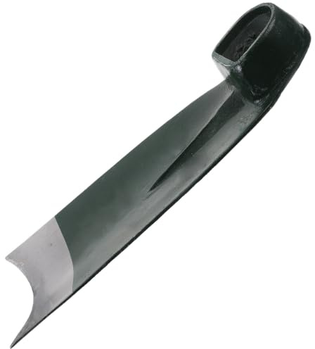Toyvian Houe de Jardin en Acier Inoxydable, Houe à Désherber Portable, Vert, pour Jardinage, Ameublir le Sol et Planter